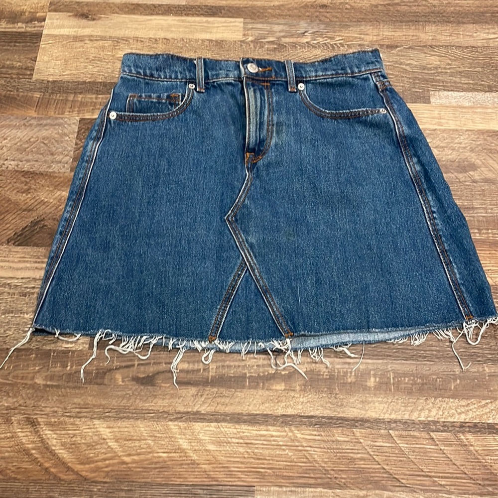 jean skirt